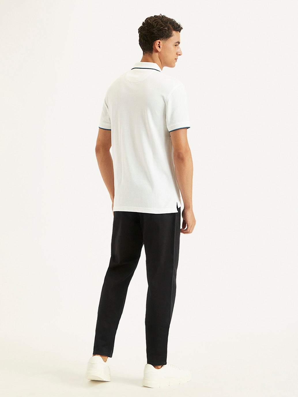 Men's Colorblock Slim Fit Polo T-Shirt