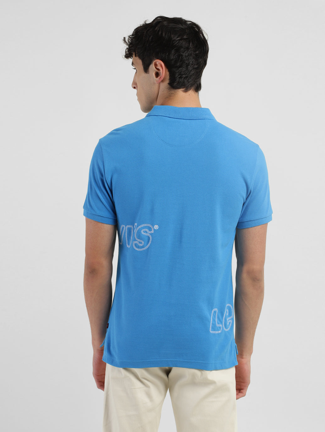 Men's Brand Logo Polo T-shirt