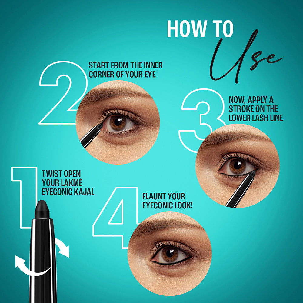 Lakmē 9 to 5 Eyeconic Kajal
