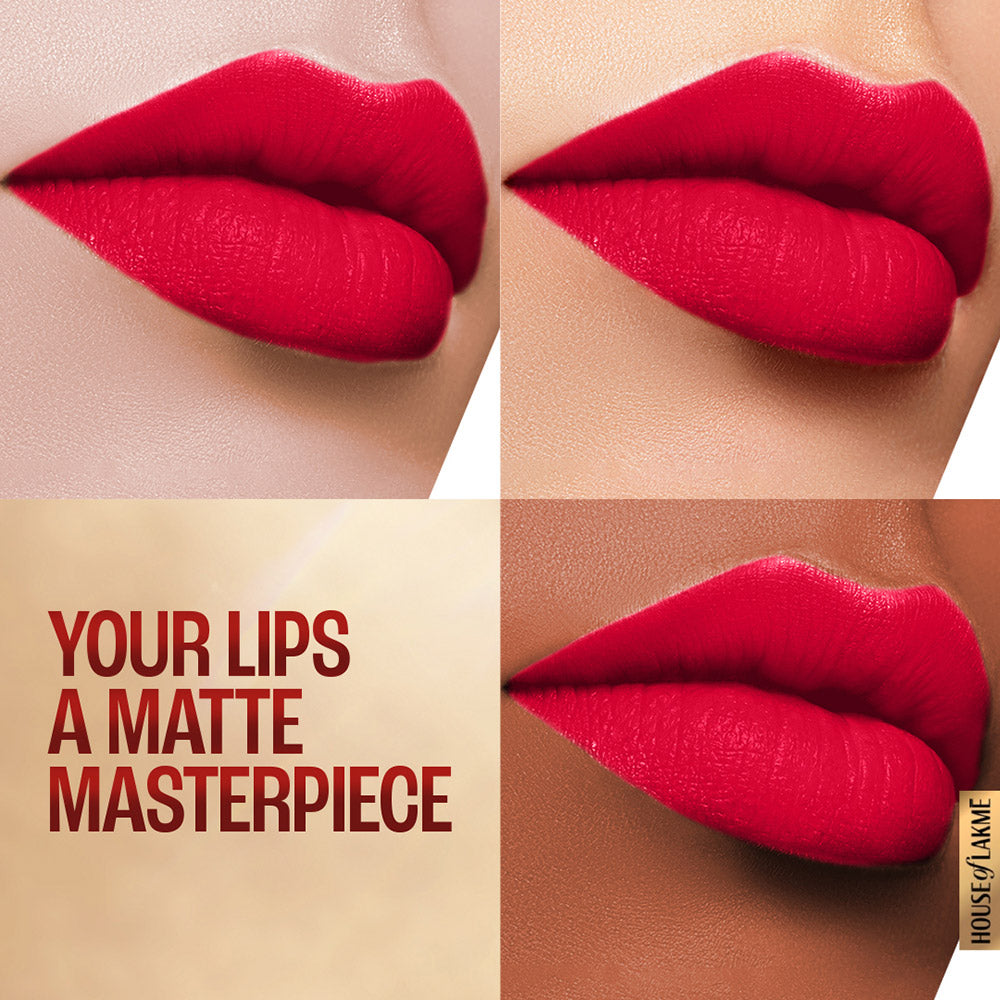 Lakmē 9to5 Powerplay Priming Matte Lipstick