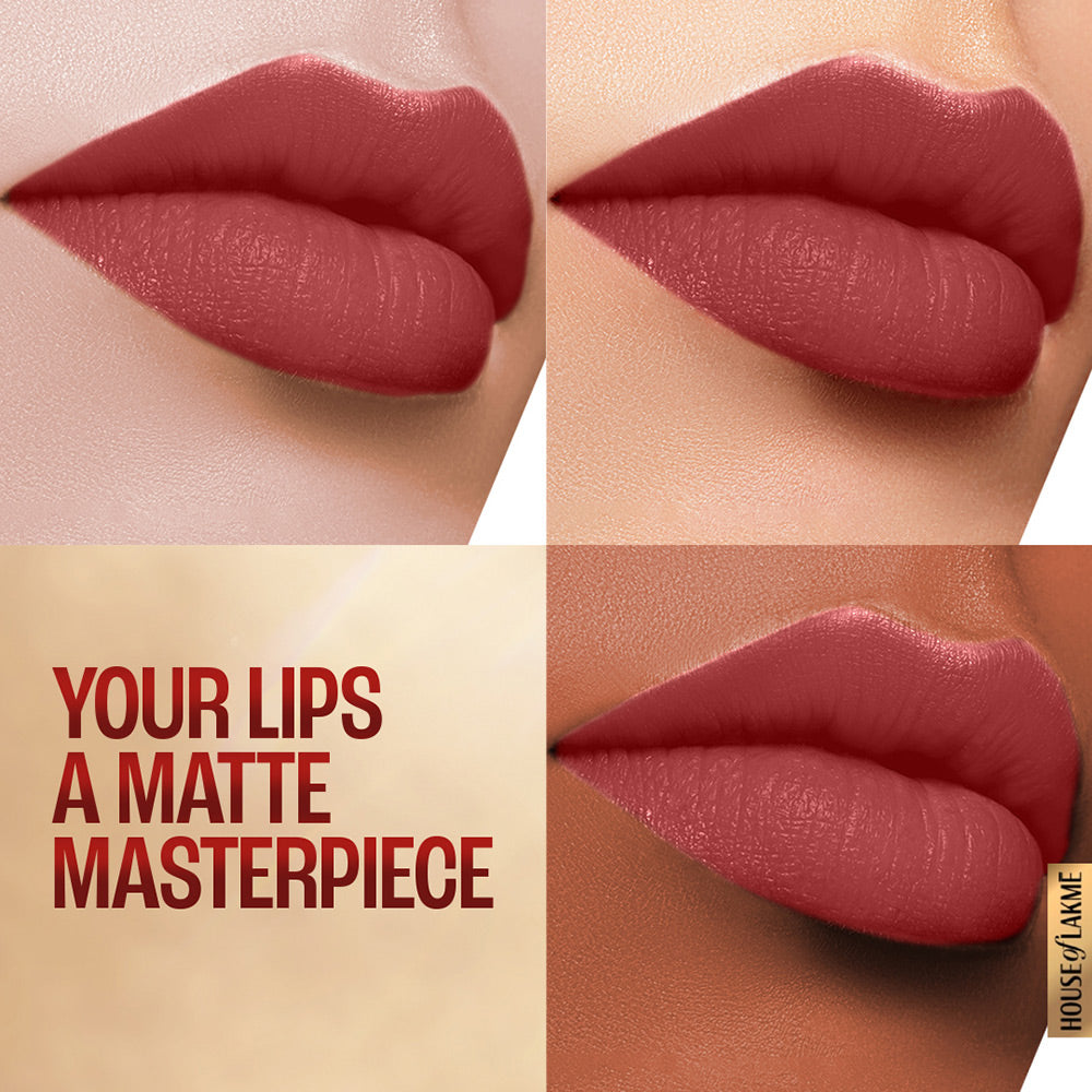 Lakmē 9to5 Powerplay Priming Matte Lipstick