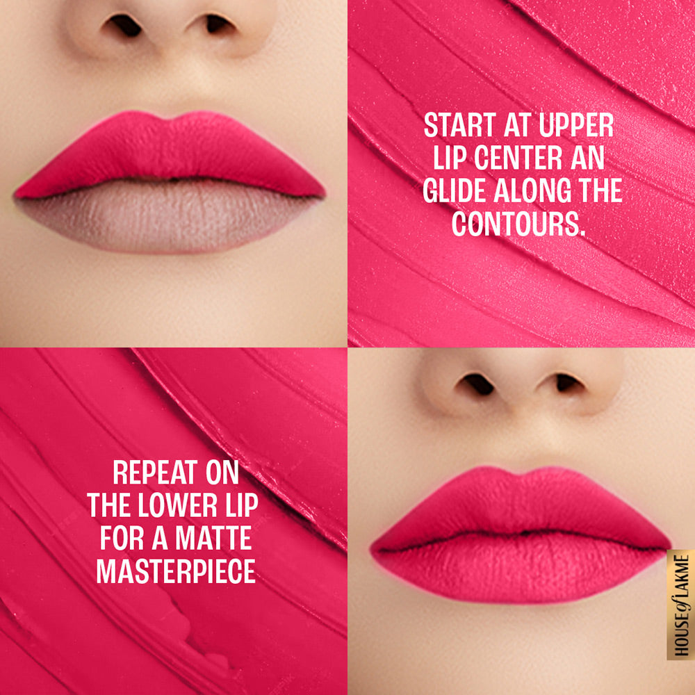 Lakmē 9to5 Powerplay Priming Matte Lipstick