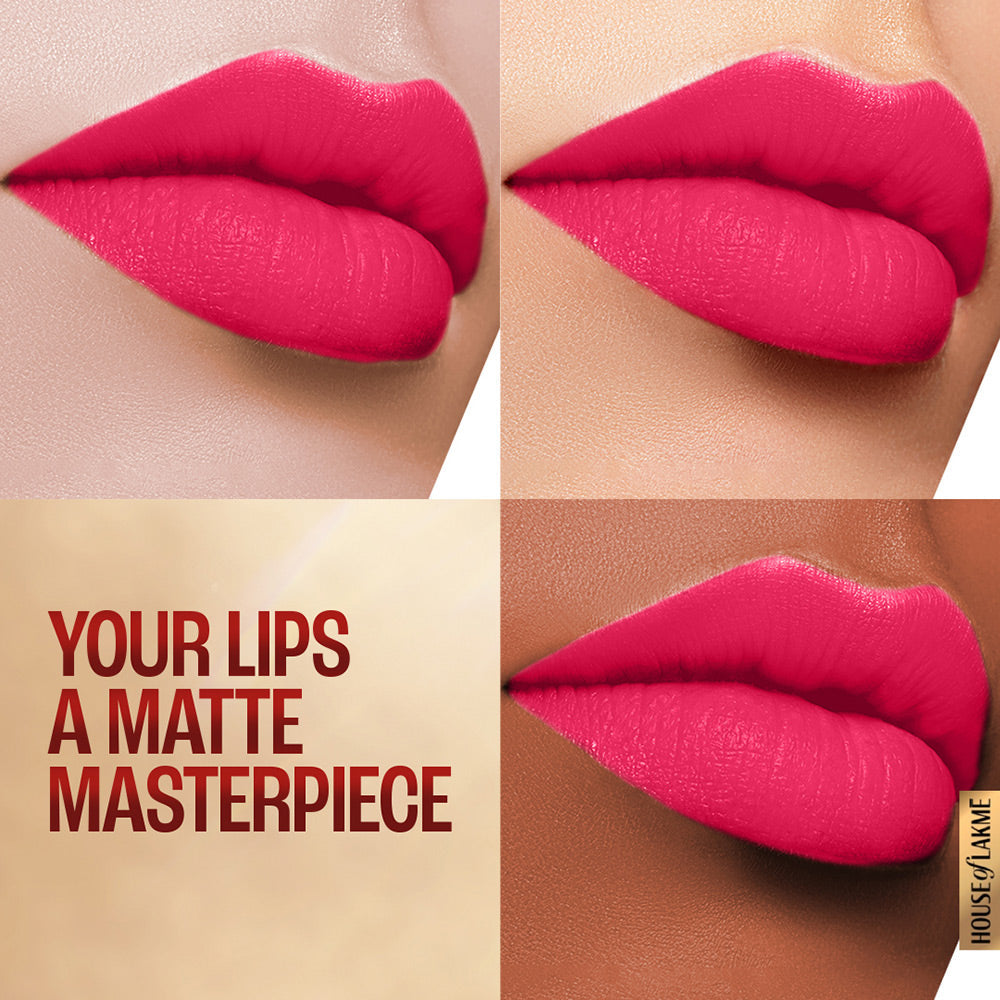 Lakmē 9to5 Powerplay Priming Matte Lipstick
