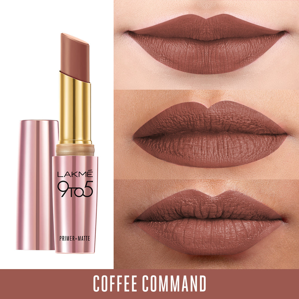Lakmē 9to5 Powerplay Priming Matte Lipstick