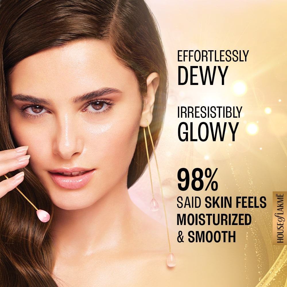 Lakmē Dew Drama Gel Creme, Pro-Ceramides, Vit E + Vit B3 + Vit F 50G