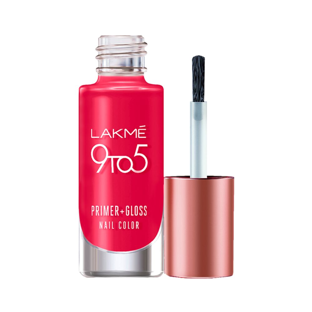 Lakmē 9 to 5 Primer + Gloss Nail Colour
