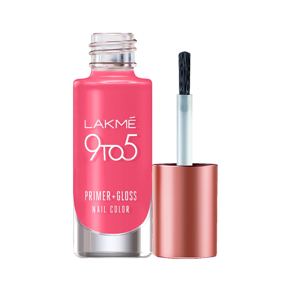 Lakmē 9 to 5 Primer + Gloss Nail Colour