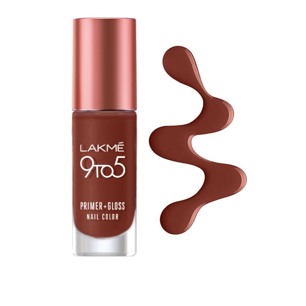 Lakmē 9 to 5 Primer + Gloss Nail Colour