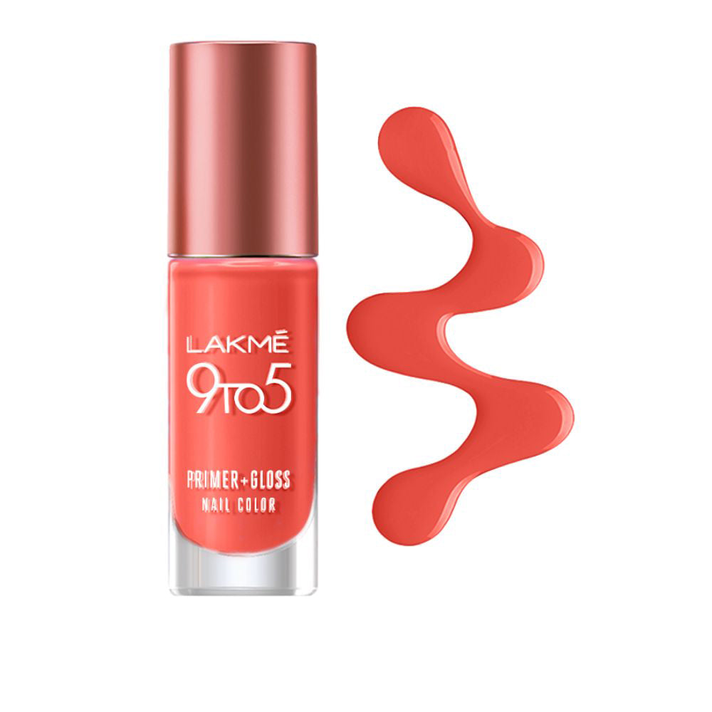 Lakmē 9 to 5 Primer + Gloss Nail Colour