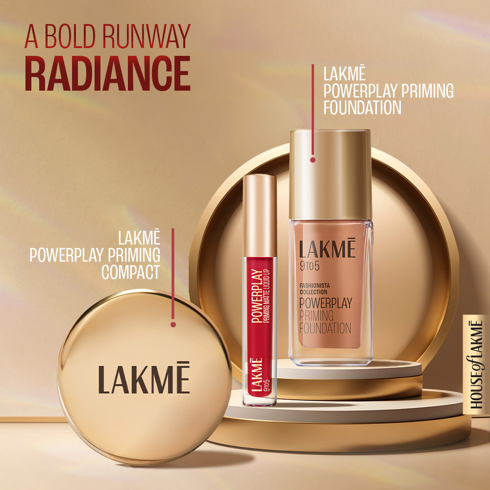 Lakmē 9to5 Powerplay Priming Matte Liquid Lip
