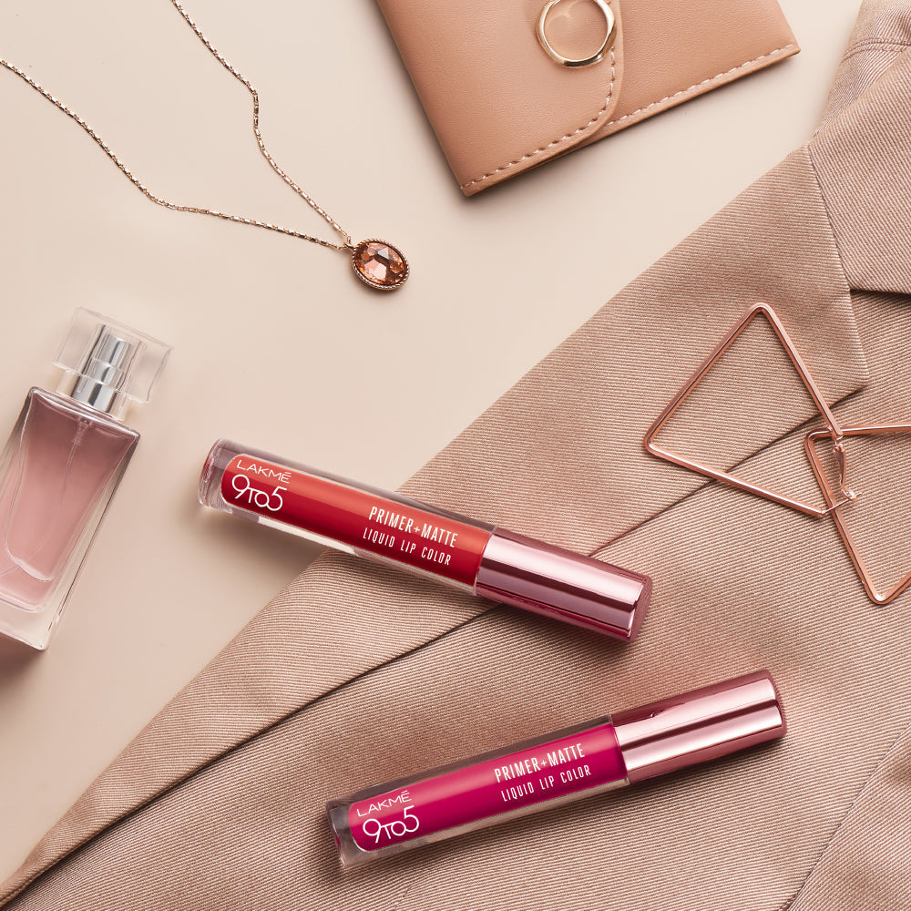 Lakmē 9to5 Powerplay Priming Matte Liquid Lip