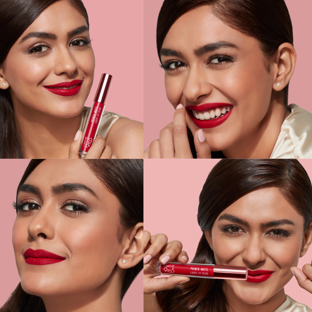 Lakmē 9to5 Powerplay Priming Matte Liquid Lip