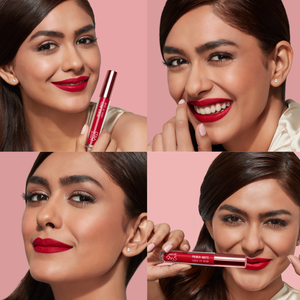 Lakmē 9to5 Powerplay Priming Matte Liquid Lip