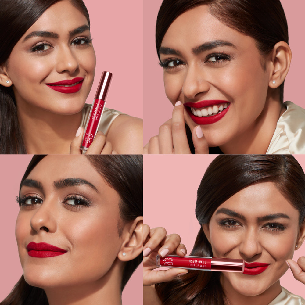 Lakmē 9to5 Powerplay Priming Matte Liquid Lip