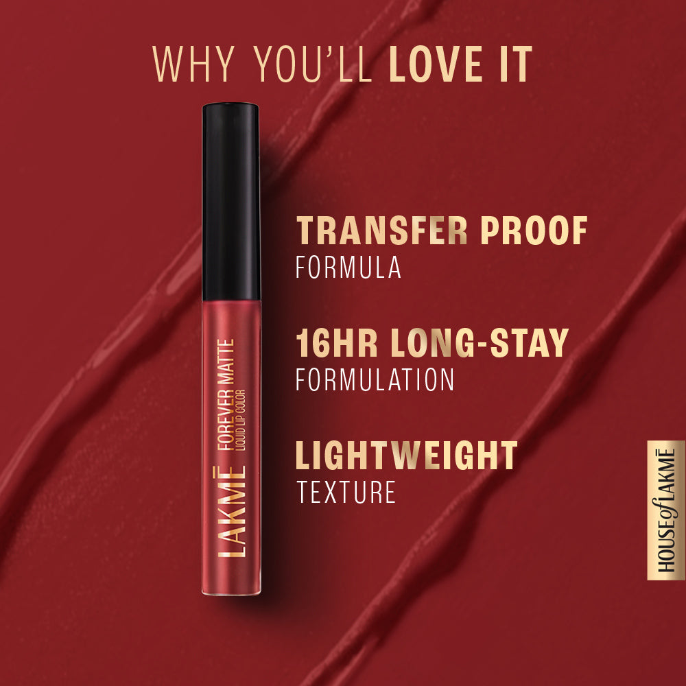 Lakmē Forever Matte Liquid Lip