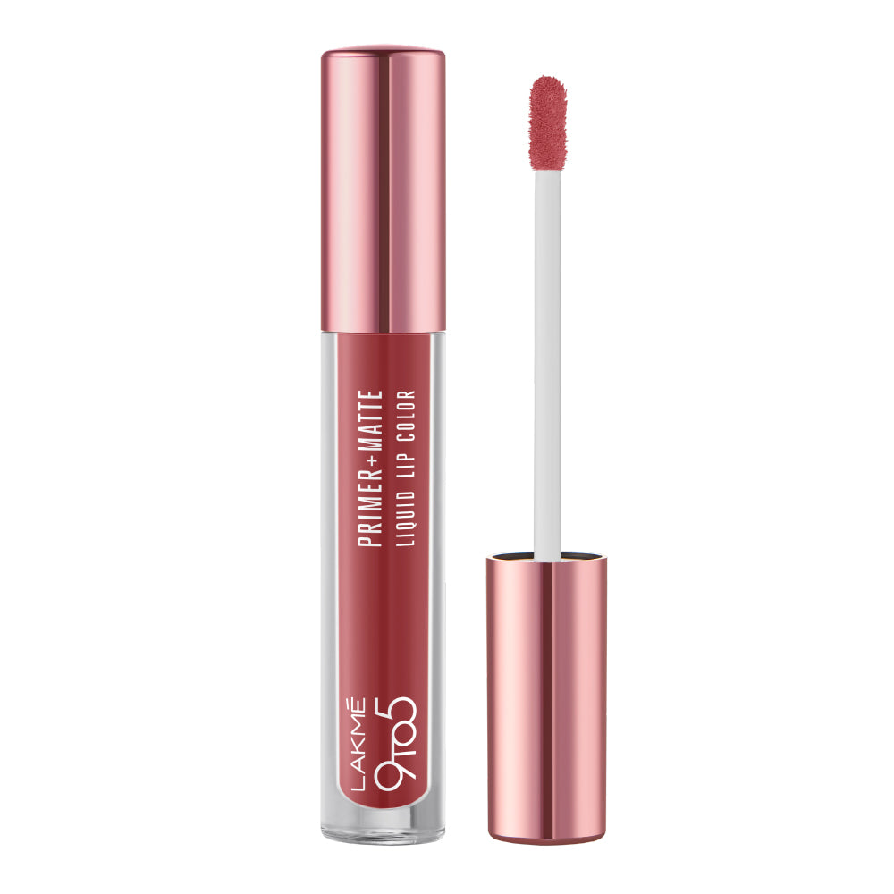 Lakmē 9to5 Powerplay Priming Matte Liquid Lip
