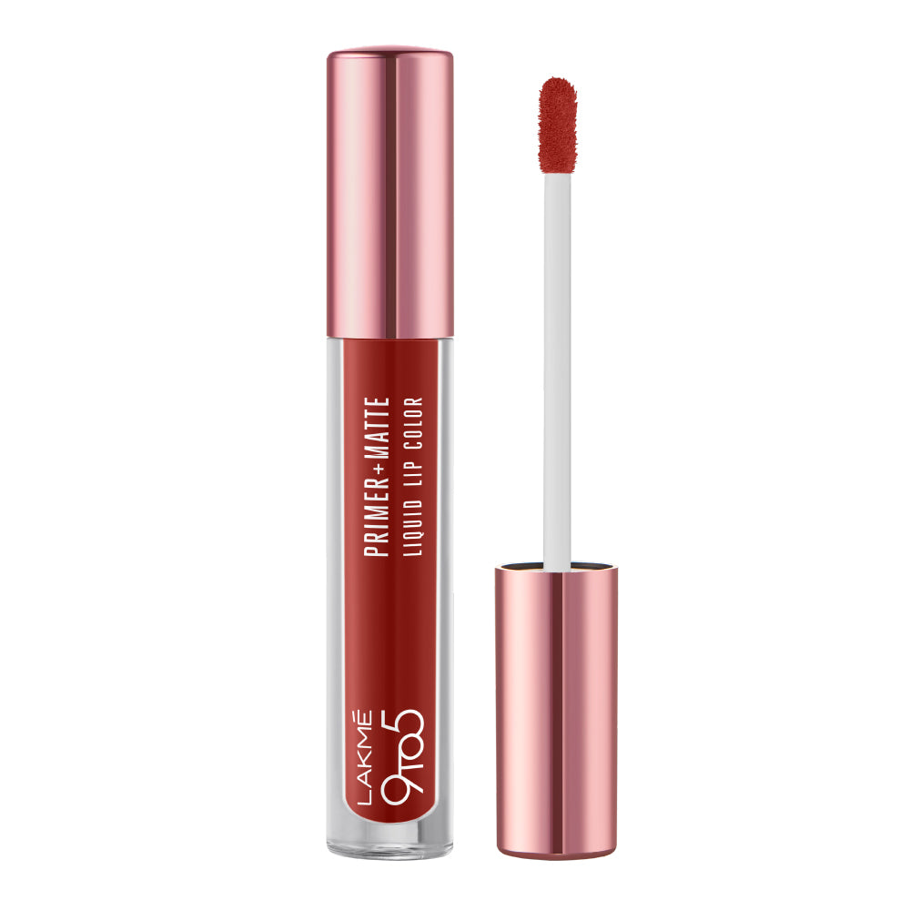 Lakmē 9to5 Powerplay Priming Matte Liquid Lip