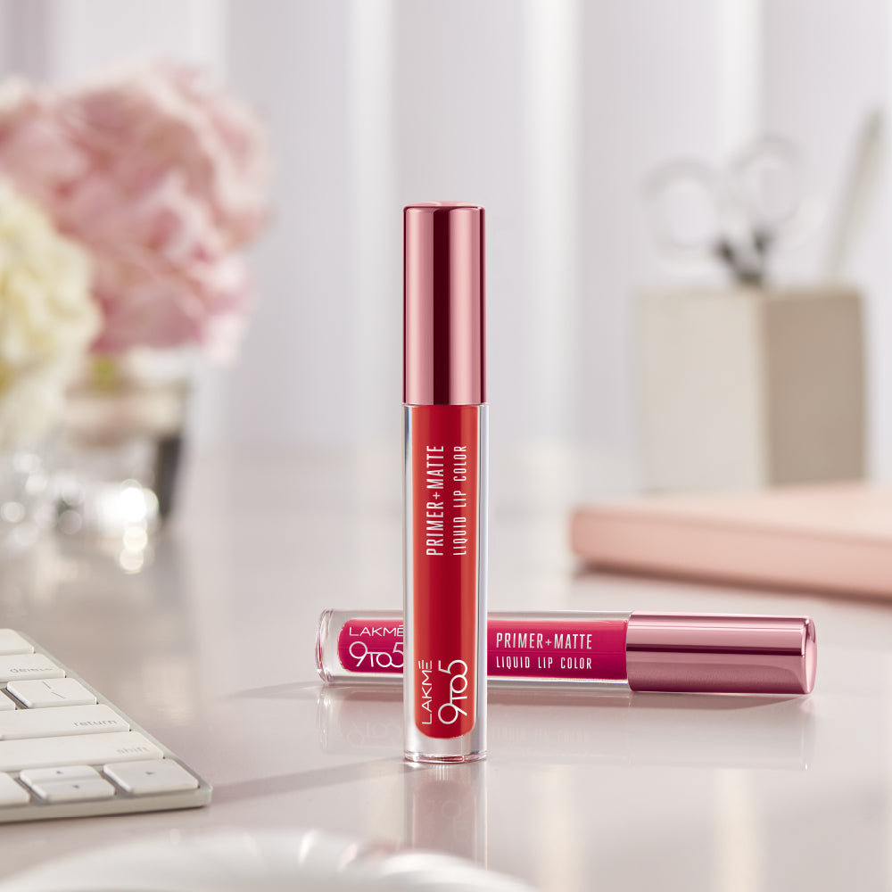 Lakmē 9to5 Powerplay Priming Matte Liquid Lip