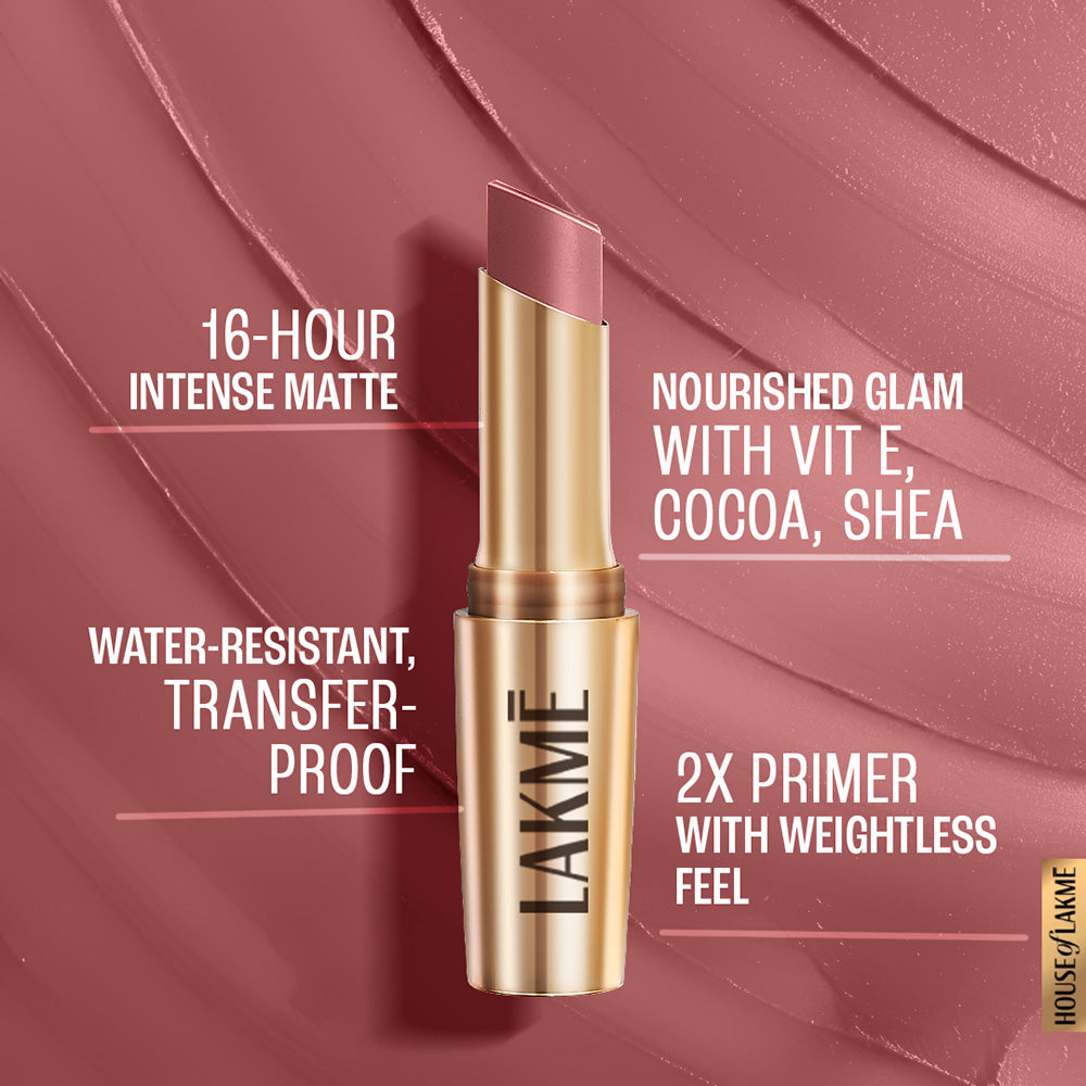 Lakmē 9 To 5 Primer + Matte Lipstick
