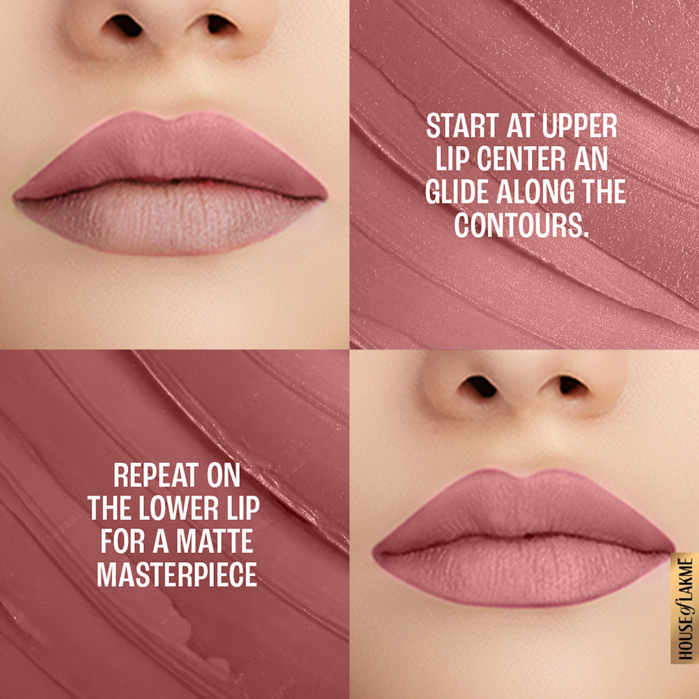 Lakmē 9 To 5 Primer + Matte Lipstick