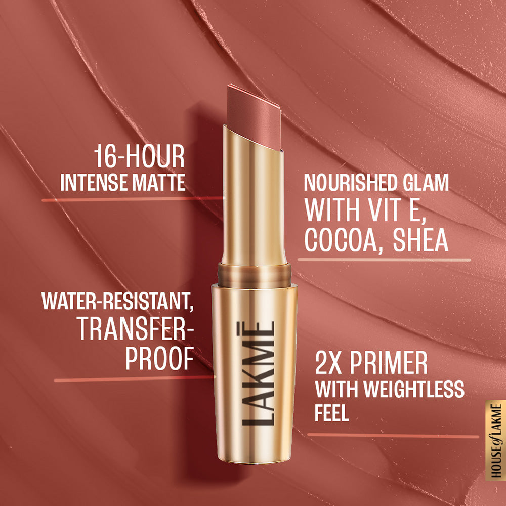 Lakmē 9 To 5 Primer + Matte Lipstick