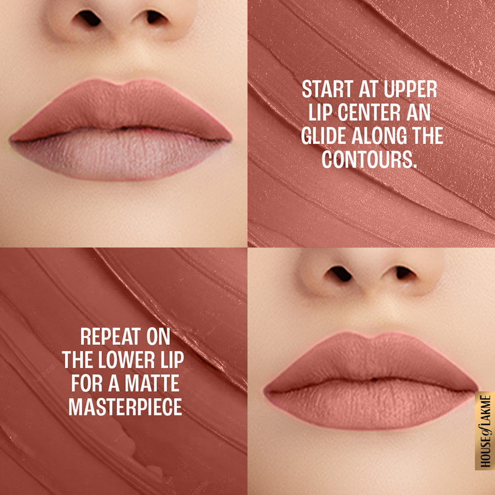 Lakmē 9 To 5 Primer + Matte Lipstick