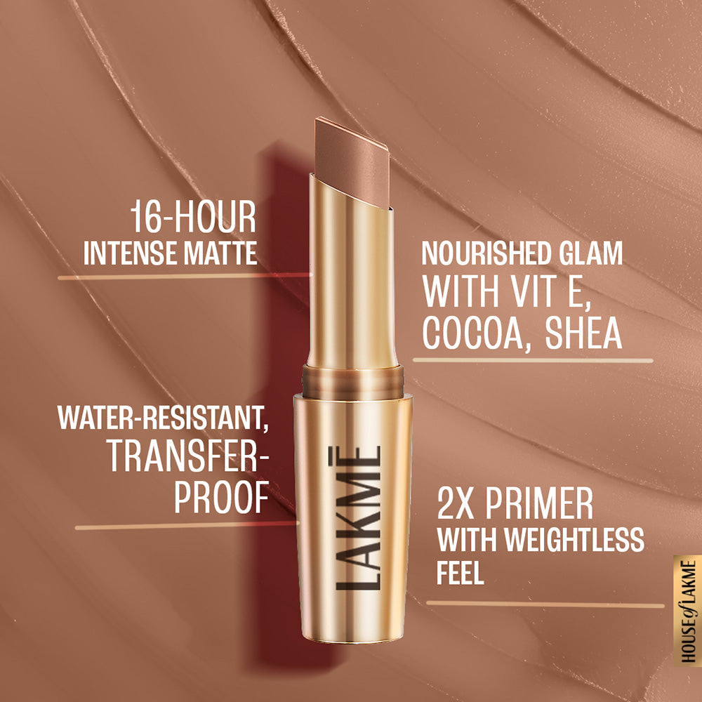 Lakmē 9 To 5 Primer + Matte Lipstick