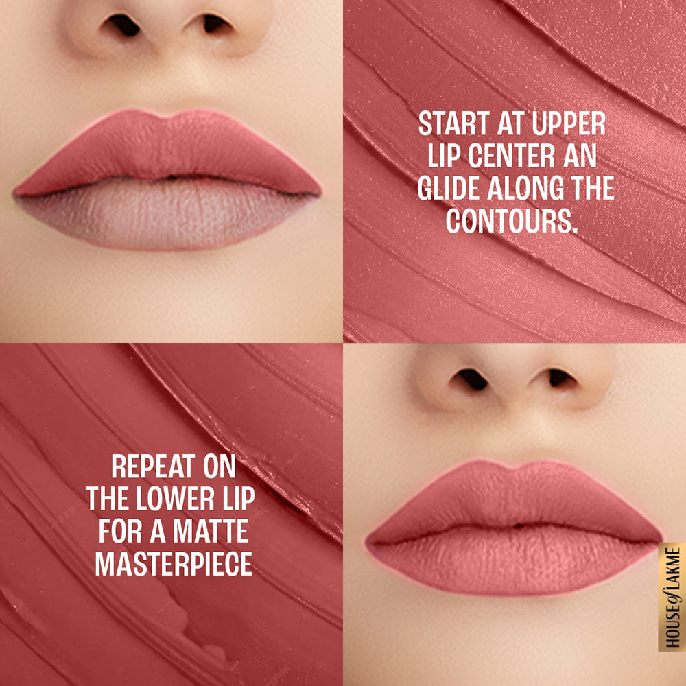 Lakmē 9 To 5 Primer + Matte Lipstick