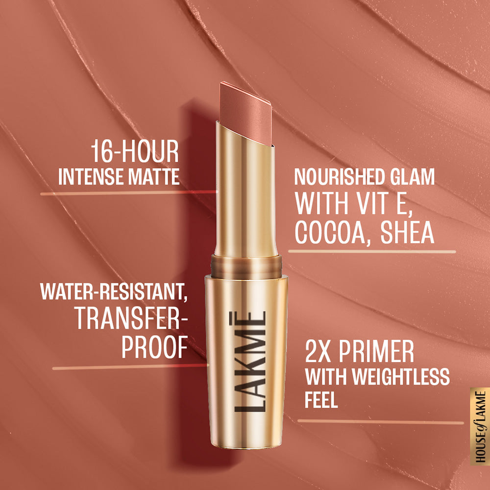 Lakmē 9 To 5 Primer + Matte Lipstick