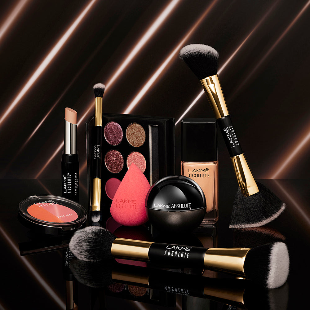 Lakmē Absolute Makeup Master Tools - Dual Ended Foundation & Powder Brush