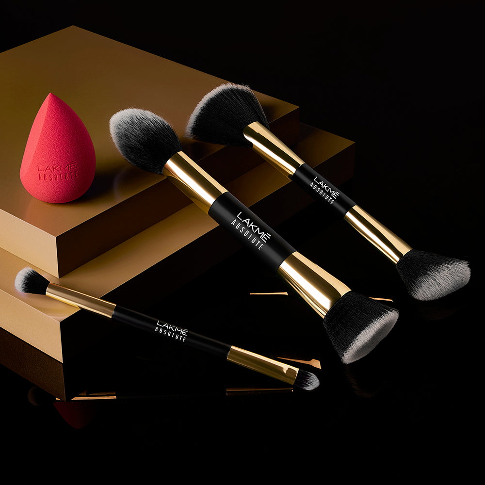 Lakmē Absolute Makeup Master Tools - Dual Ended Eyeshadow Brush
