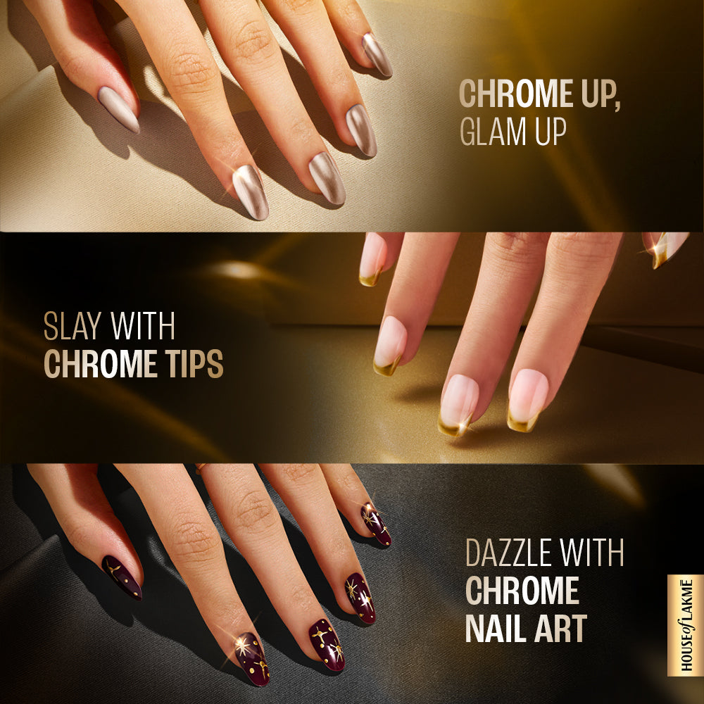 Lakmē Ultimate Glam Chrome Nail