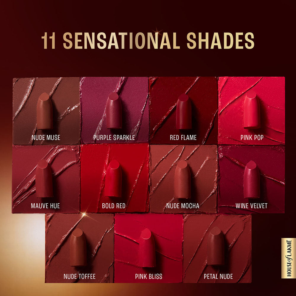 Lakmē Ultimate Glam Satin Matte Lipstick