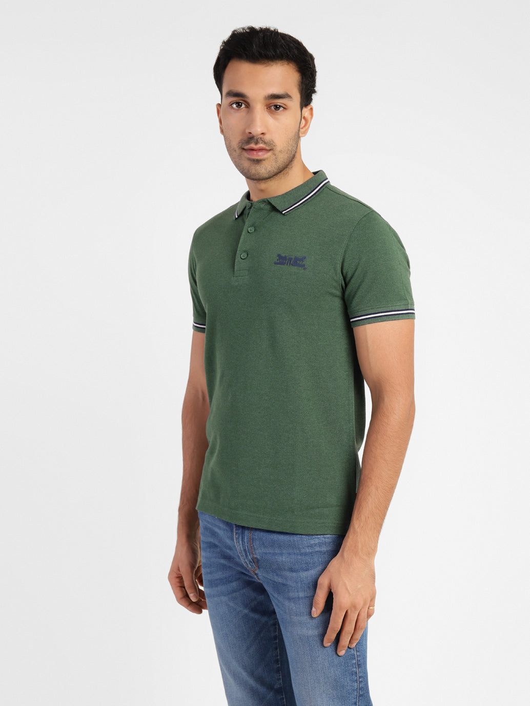 Men's Solid Polo T-shirt