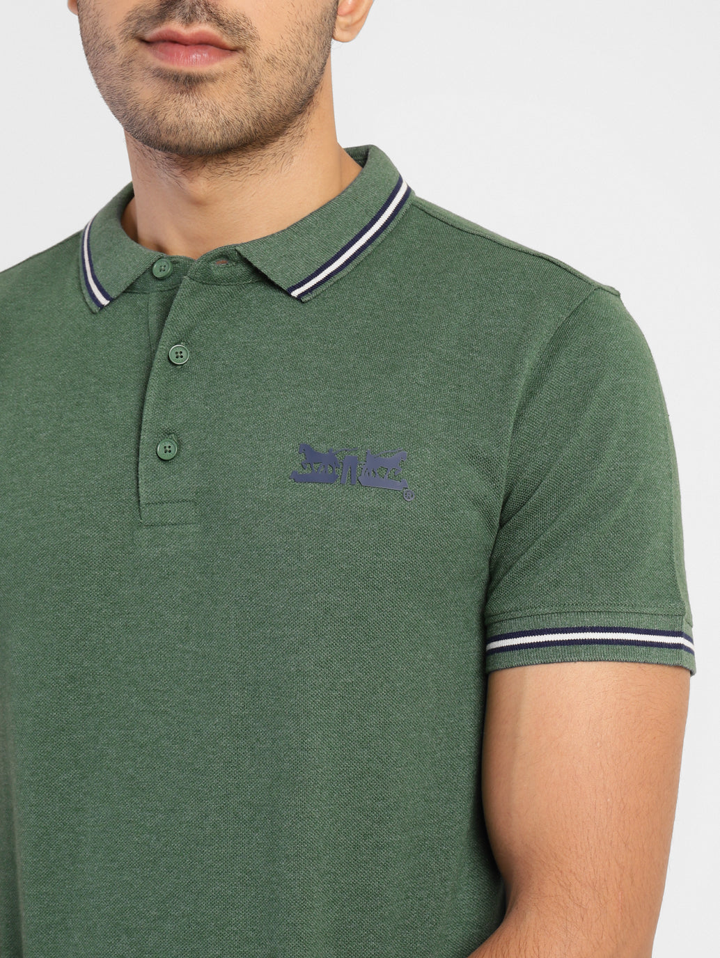 Men's Solid Polo T-shirt