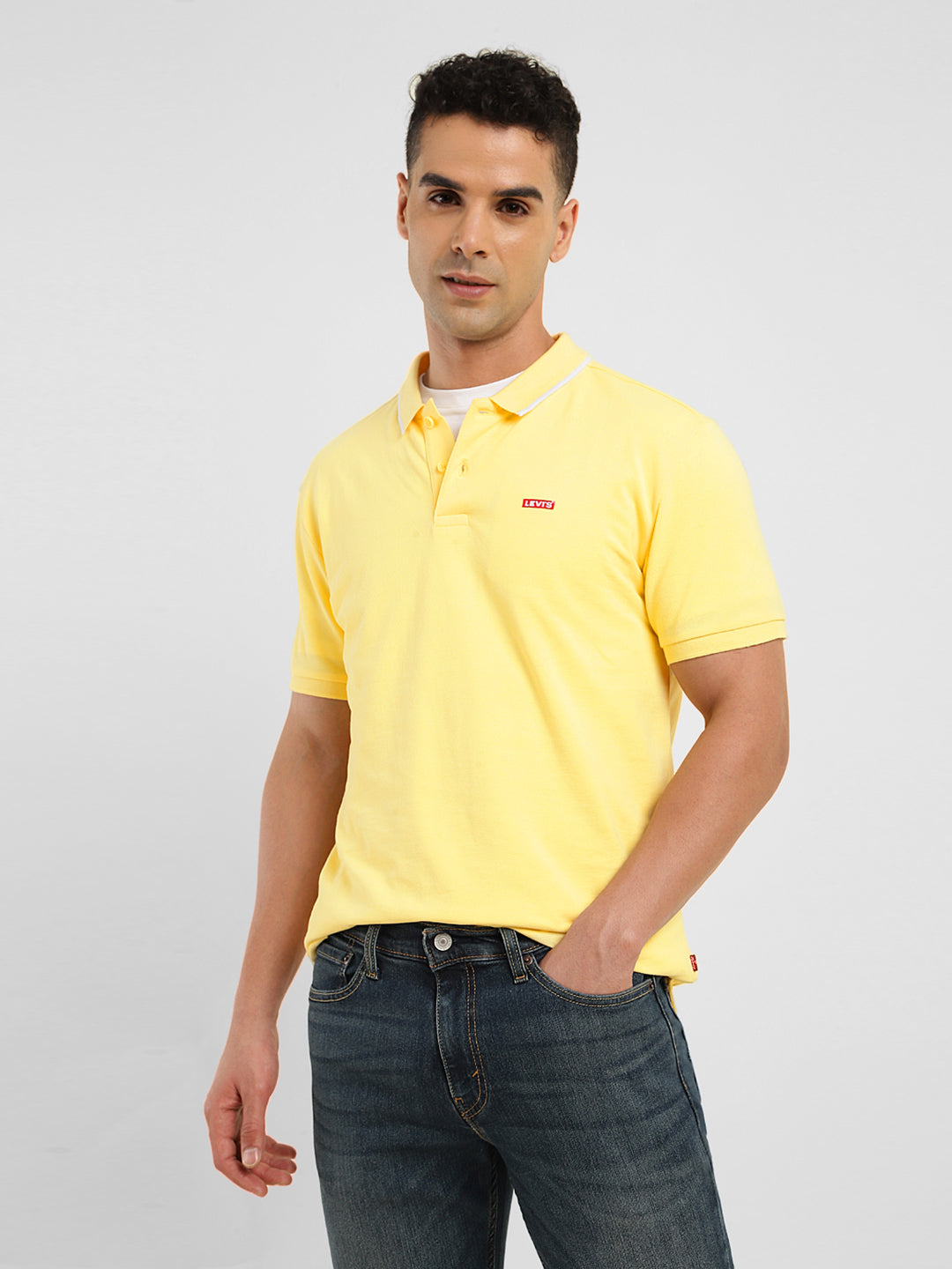 Men's Solid Polo T-Shirt