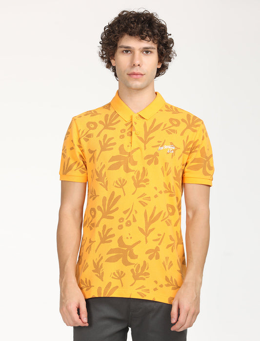 Men's Printed Polo T-Shirt
