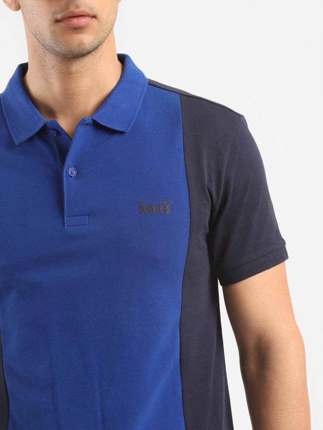 Men's Colorblock Polo T-shirt