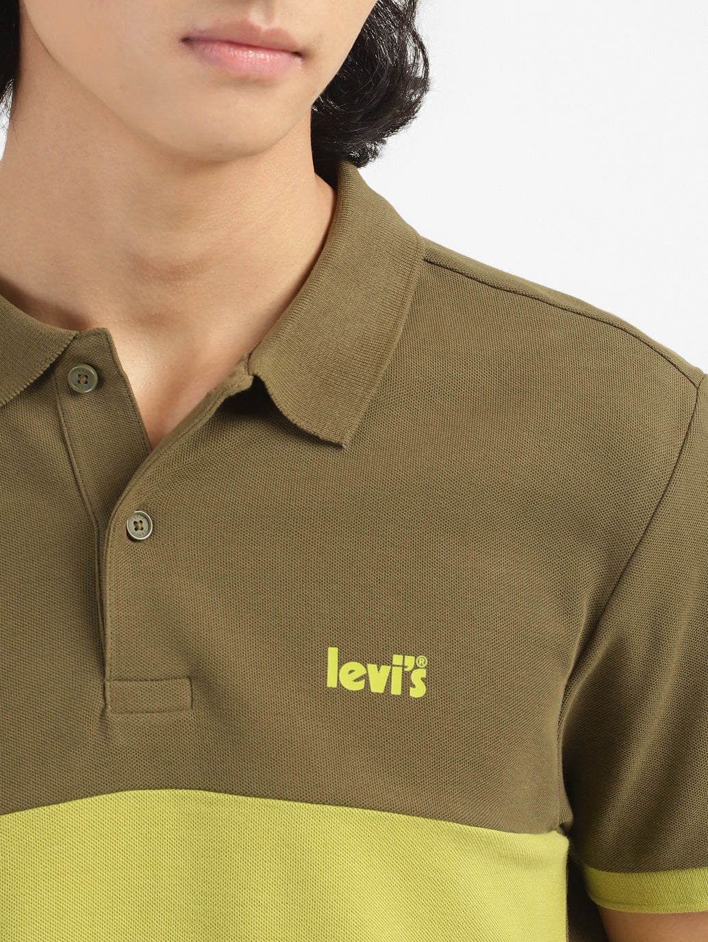 Men's Colorblock Polo T-shirt