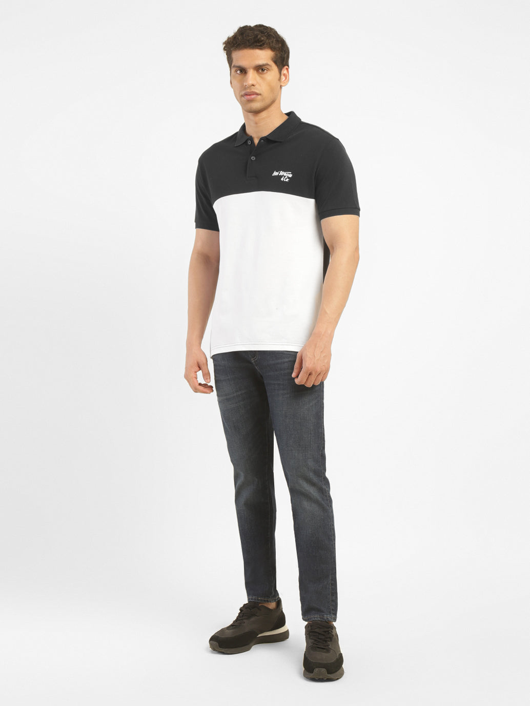 Men's Colorblock Polo T-shirt