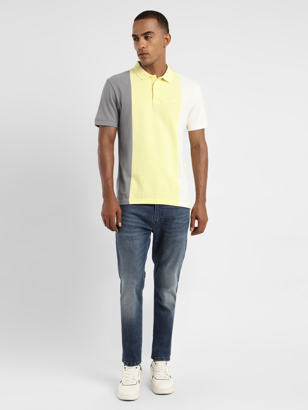 Men's Colorblock Polo T-shirt