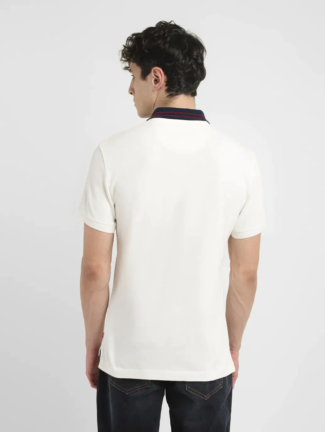 Men's Solid Slim Fit Polo T-shirt
