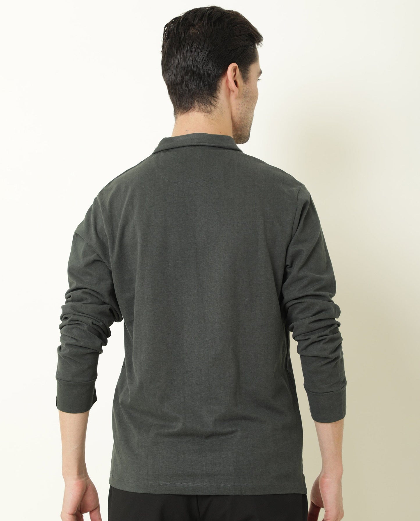RARE RABBIT FEEL PRIMARY GREEN POLO COTTON FABRIC SHORT SLEEVE HOODED SLIM FIT
