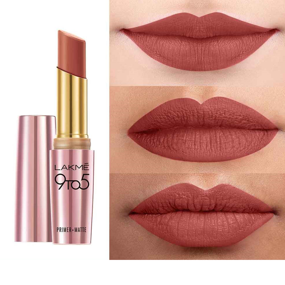Lakmē 9to5 Powerplay Priming Matte Lipstick