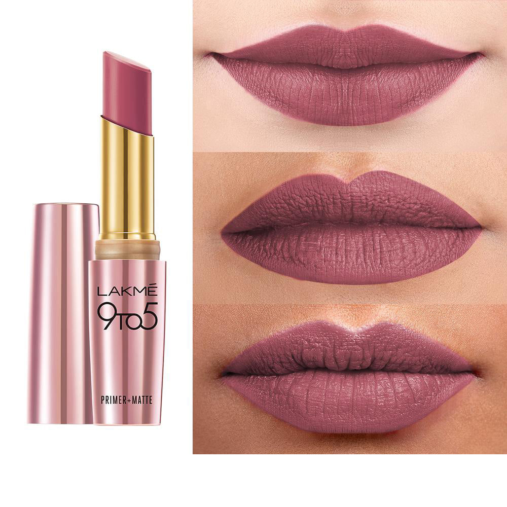 Lakmē 9to5 Powerplay Priming Matte Lipstick