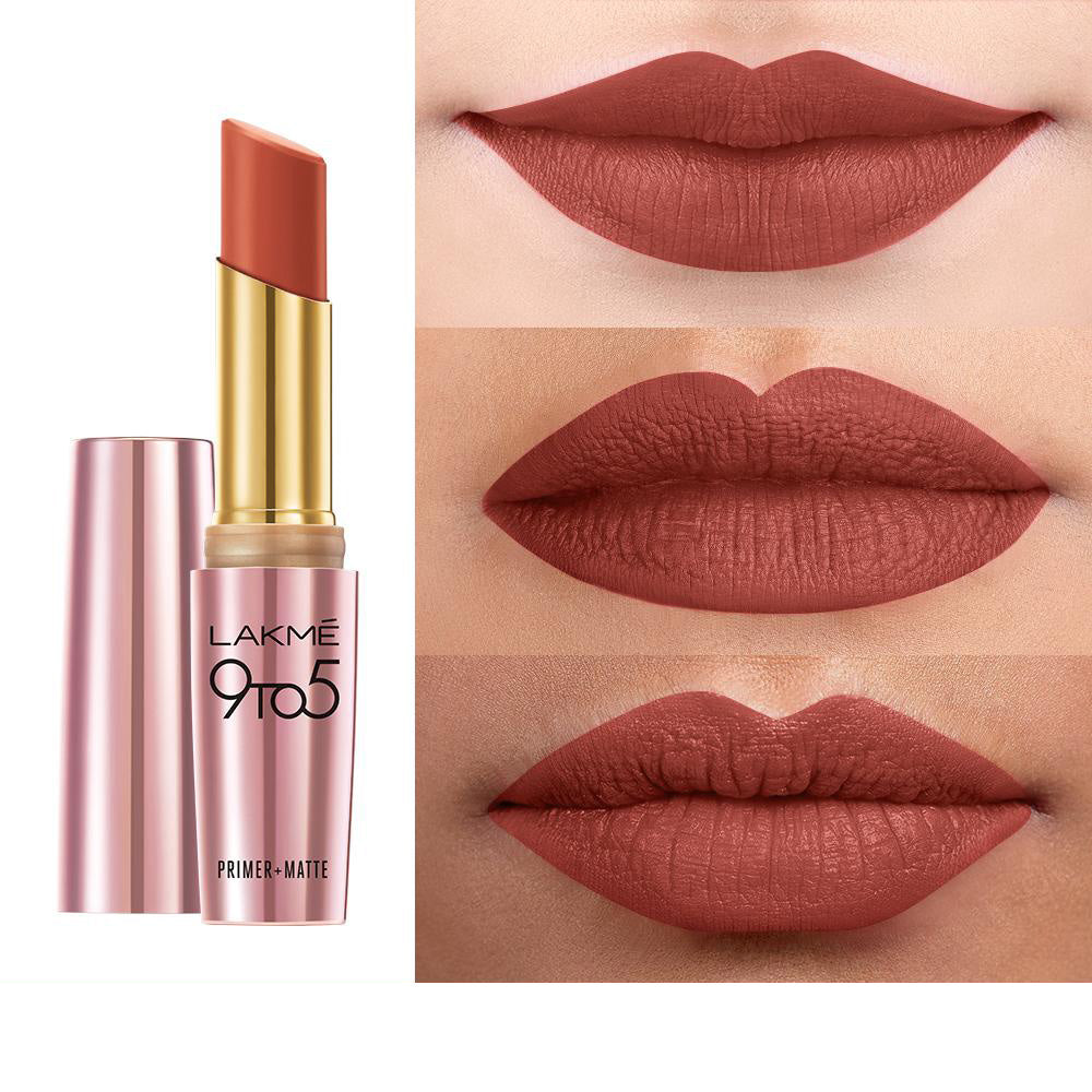 Lakmē 9to5 Powerplay Priming Matte Lipstick