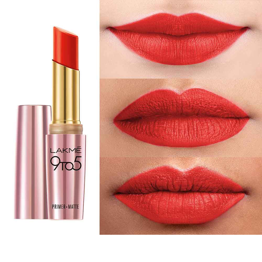 Lakmē 9to5 Powerplay Priming Matte Lipstick