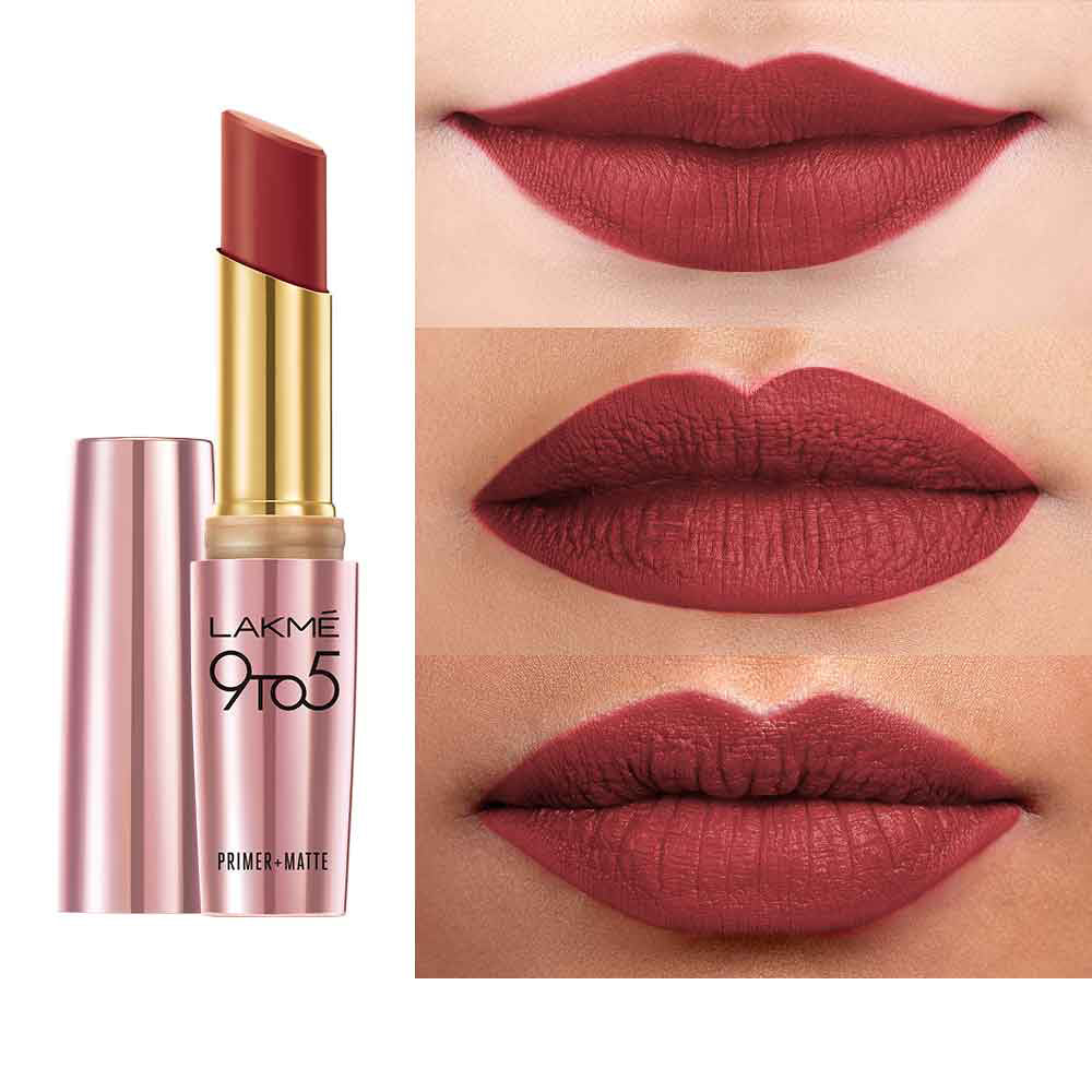 Lakmē 9to5 Powerplay Priming Matte Lipstick
