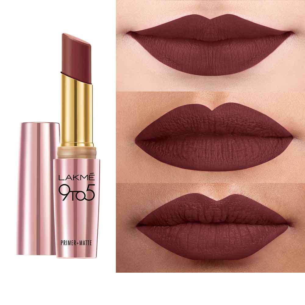 Lakmē 9to5 Powerplay Priming Matte Lipstick