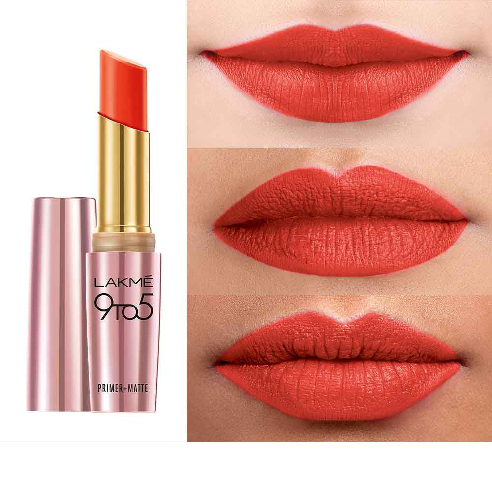 Lakmē 9to5 Powerplay Priming Matte Lipstick